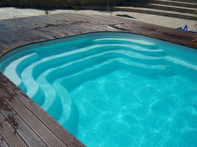 Esalier banquette sur piscine coque Colomiers