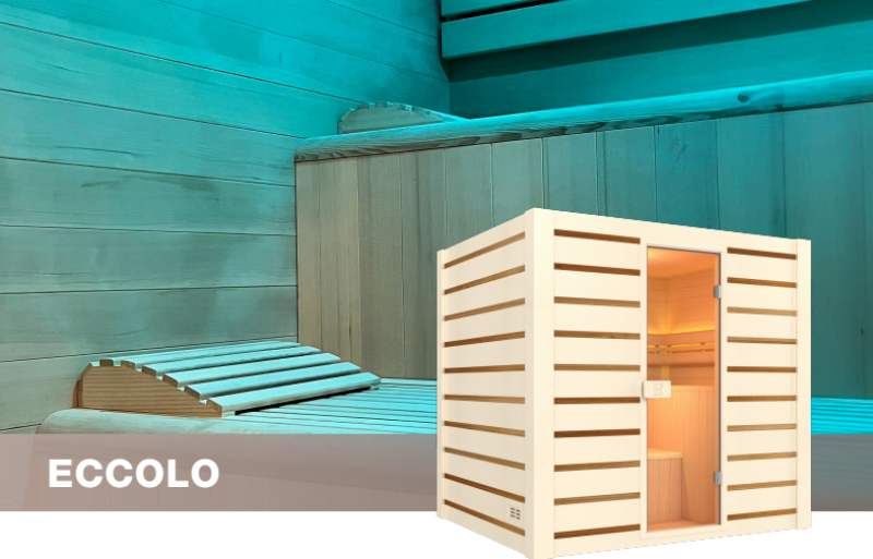 Sauna vapeur traditionnel Holl's Eccolo : Le confort haut de gamme à basse consommation aux alentours de Toulouse