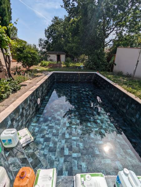 Rénovation et modifications de piscine a Leguevin près de Toulouse