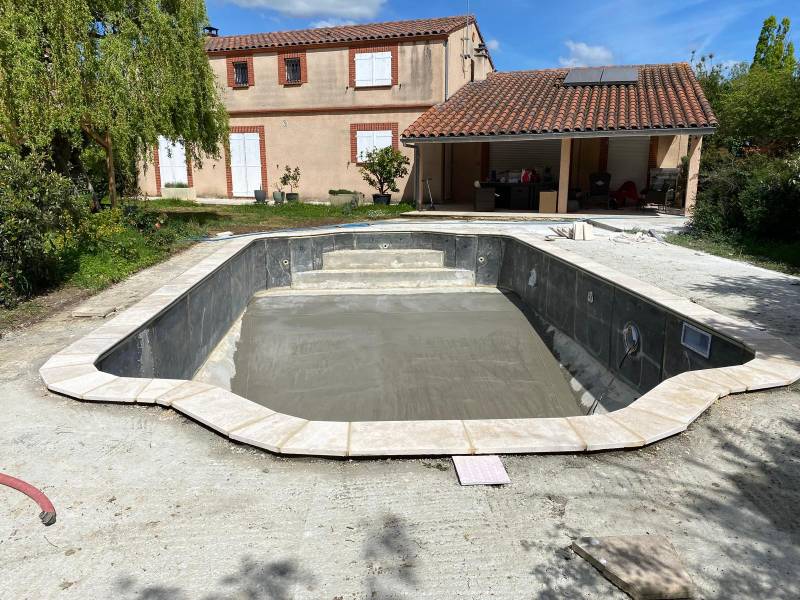 rénovation et modifications de piscine a Pibrac près de Toulouse