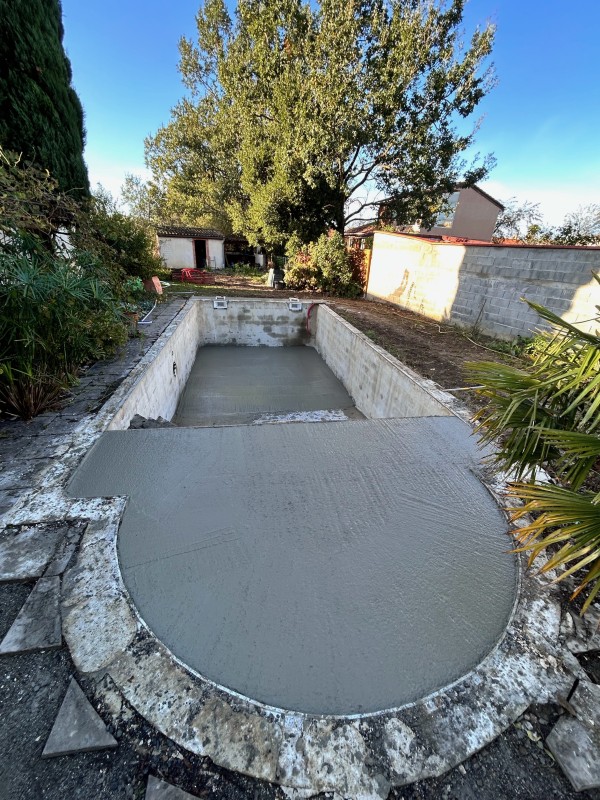 Rénovation et modifications de piscine a Leguevin près de Toulouse